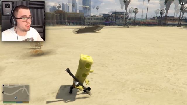 GTA 5 Mods - EVIL SPONGEBOB.EXE VS SPONGEBOB MOD (GTA 5 PC Mods Gameplay) смотреть онлайн
