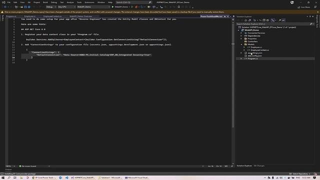 ASP.NET Core Web API with EntityFramework Core (.NET 6.0) - using EF Core Power Tools смотреть онлайн