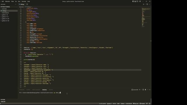Intro to Python Episode 26.7 - refactoring some DND code смотреть онлайн