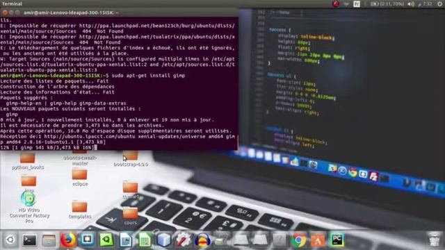 Install Gimp on Linux Ubuntu смотреть онлайн