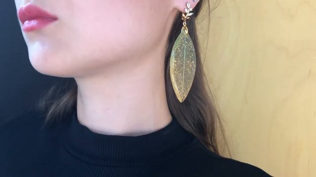 Butterfly Jewelry Серьги скелетированные листья смотреть онлайн