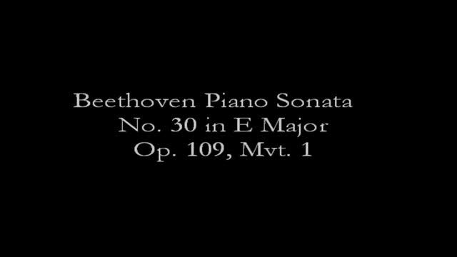 [LIVE] Beethoven Piano Sonata No. 30 in E Major, Op 109 Mvt. 1 смотреть онлайн
