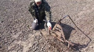 Самодельный ручной культиватор(homemade hand cultivator)自分でやる