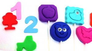 Развивающее видео для маленьких Учим цифры и цвета, лепим из пластилина