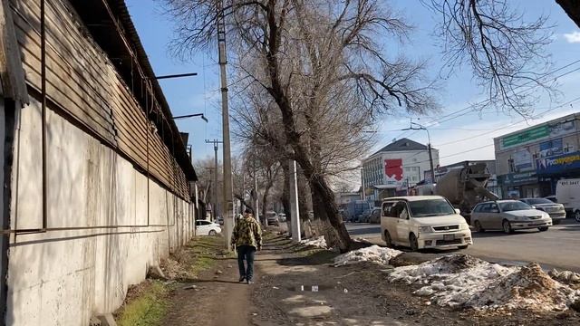 Walking From Bishkek-1 Railway Station To Delphin Swimming Pool (Kyrgyzstan, Bishkek)