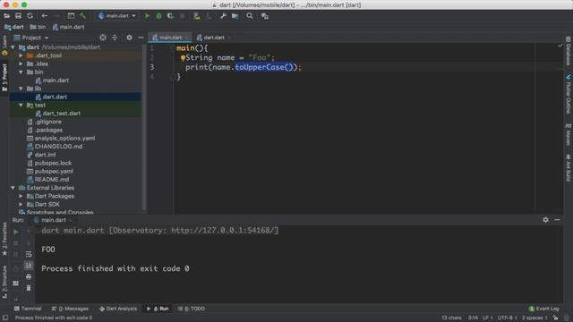 #16 dart core lower and upper case String