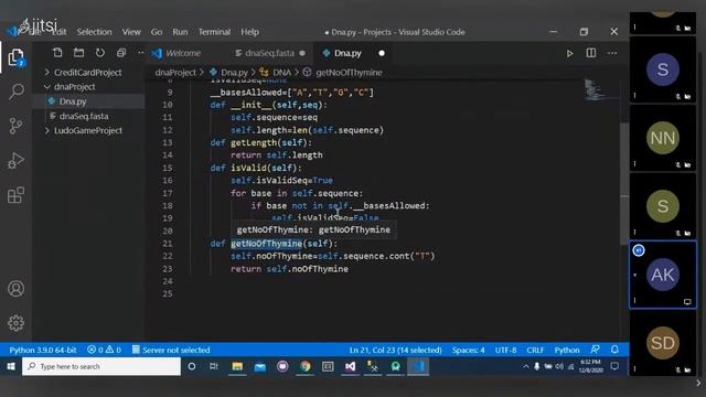 DNA Project part 2 in python | Python for beginner смотреть онлайн