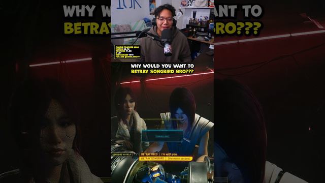 Why Does Anyone Choose to Betray Songbird in Phantom Liberty #cyberpunk2077 смотреть онлайн