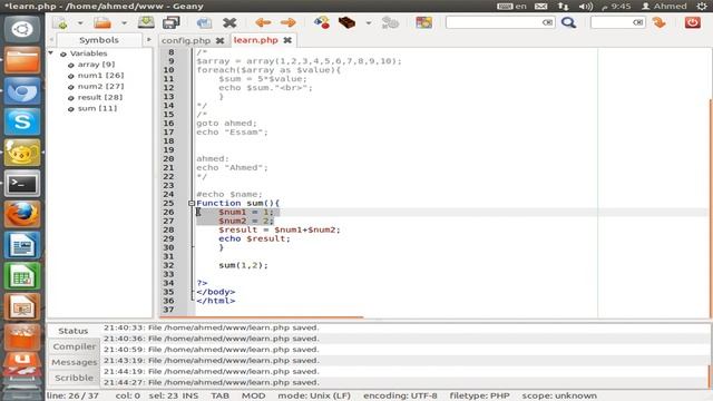 29- الدوال Function in PHP - الجزء الثاني смотреть онлайн