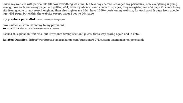 Wordpress: permalink changed, now getting 404 for every pages (2 Solutions!!) смотреть онлайн