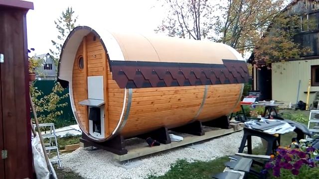 Баня бочка Ухта, Сосногорск. смотреть онлайн