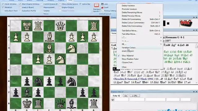 Fritz Tip 0001 Changing Variation Test Color How to use Fritz chess software смотреть онлайн