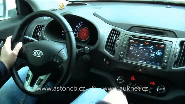 Montáž GPS navigace TID-C074-S100 do Kia Sportage, parkovací kamera смотреть онлайн