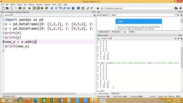 dataframe merging and binary operation (XII IP) смотреть онлайн