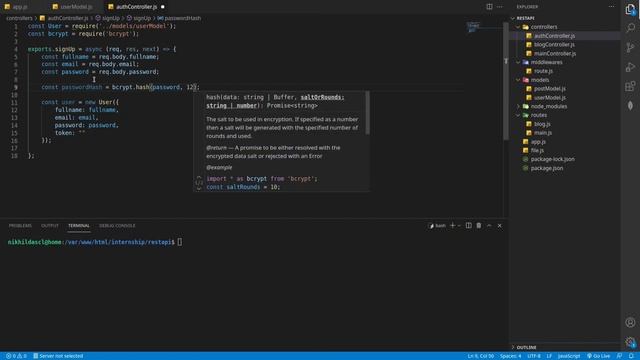 NodeJS | REST API Tutorial Part 5 смотреть онлайн