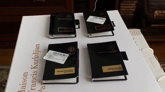 Montale: Dark Aoud, Aoud Musk, Vetiver Patchouli, Amber Musk [RUS]