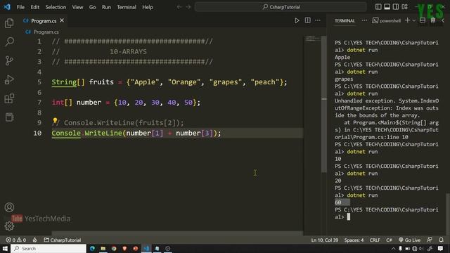 Arrays | C# (C sharp) Malayalam Tutorial | Part-10 смотреть онлайн