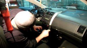 как снять панель приборов/торпеду на Тойота Королла (E150) 2006-2013г.в.