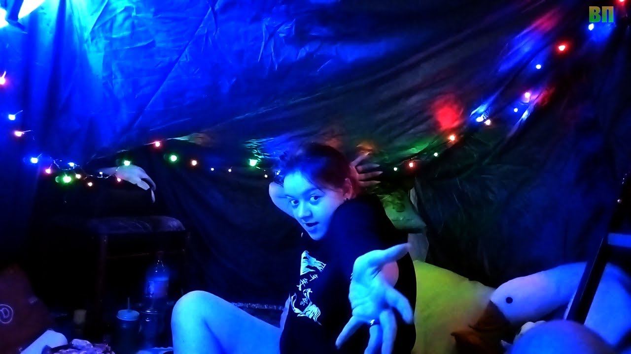 Построили шалаш на всю комнату | Дегустаторы сырков | Влог #105 смотреть онлайн