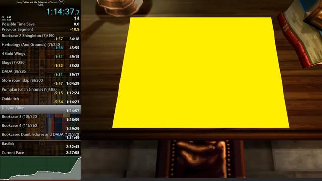 Harry Potter CoS 100% Speedrun PS1 IGT 2:06:59 RTA (2:25:15) смотреть онлайн