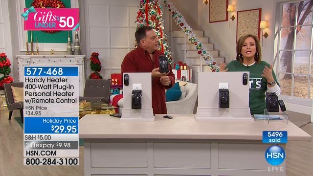 Handy Heater PlugIn Personal Heater W/Remote Control