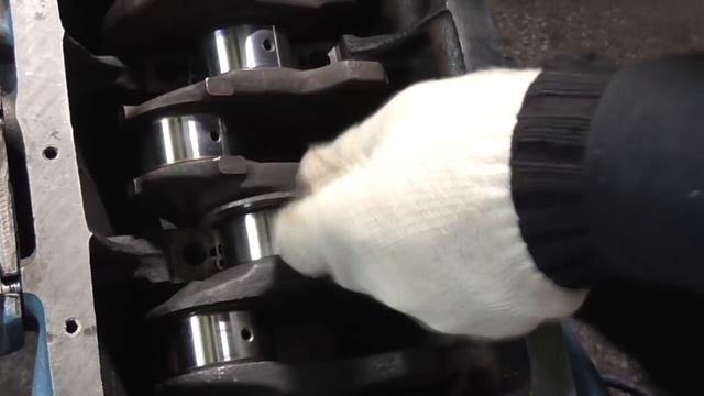 Установка коленчатого вала ВАЗ 2108-2110