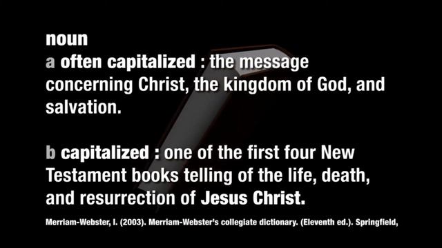 1 What is the Gospel смотреть онлайн