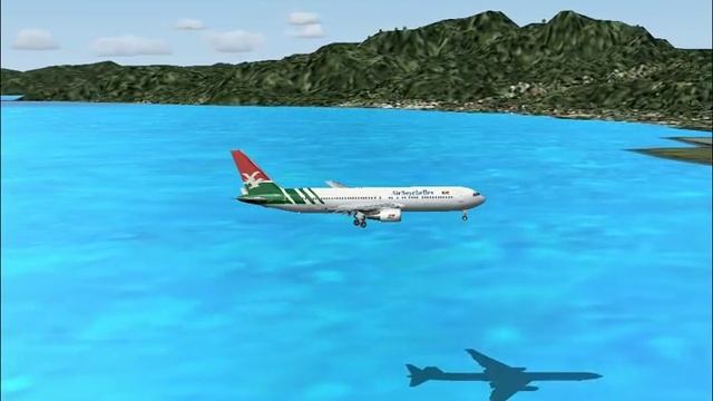 Air Seychelles landing @ Seychelles Int. Airport смотреть онлайн