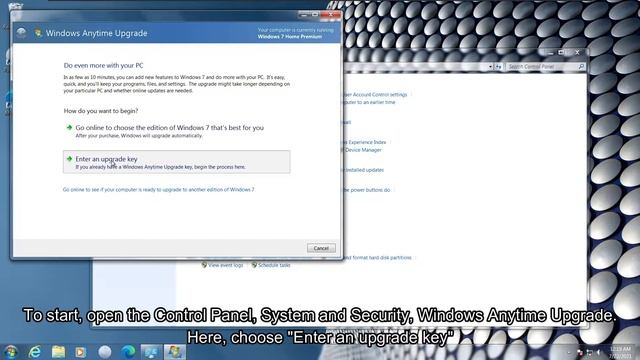 Upgrade Windows 7 edition without formatting the computer (Windows Anytime Upgrade) смотреть онлайн