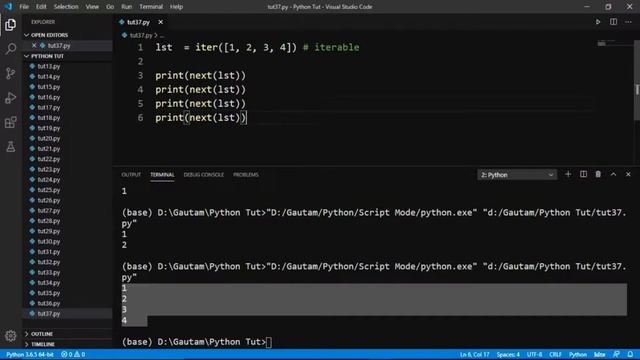 Python Iterators | Iterators And Iterables In Python | Python Tutorials For Absolute Beginners смотреть онлайн