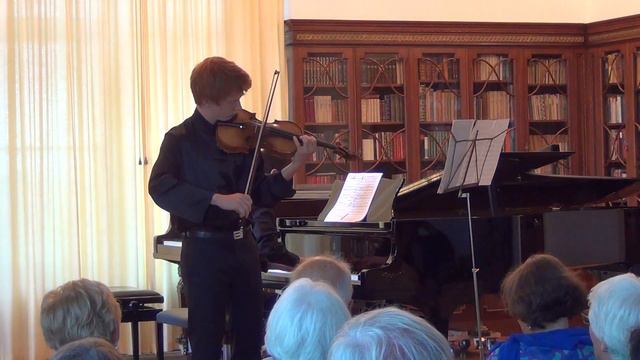 Beethoven Violin Sonata N1, 1st mov. Nicolas Vidoni and Sandro Nebieridze
