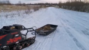 Завершение второго выезда к воде и тест мотобуксировщика Икудзо