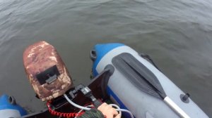 Меркури 9.9 лайт+группер 300. Замер скорости.