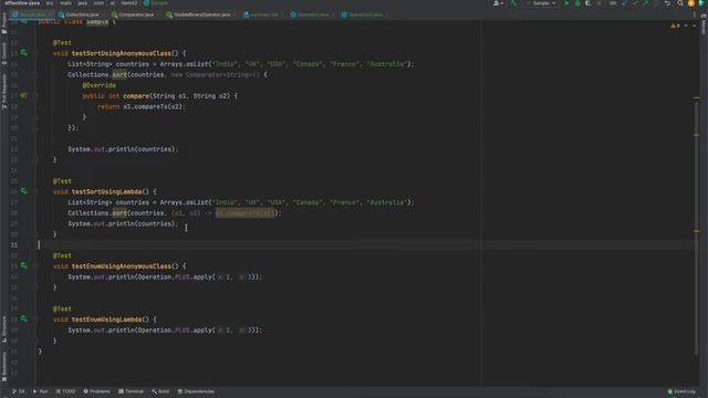 Effective Java | Item 42 | Prefer lambdas to anonymous classes смотреть онлайн