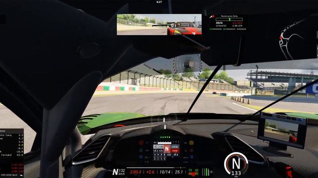 WSS GT3 SPRINT SERIES Circuito de Suzuka Carrera / Assetto Corsa (2020 06 14) смотреть онлайн