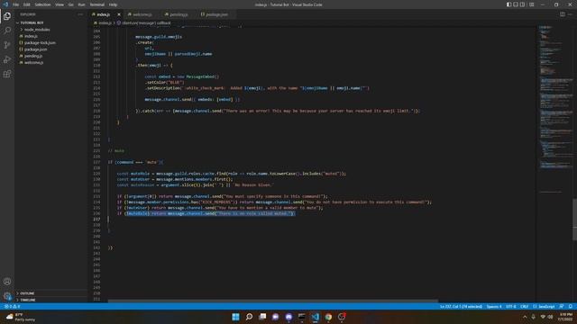 How to make a MUTE command - Discord.js 2022 смотреть онлайн