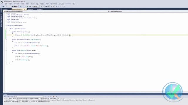 Создание инициализатора базы данных смотреть онлайн