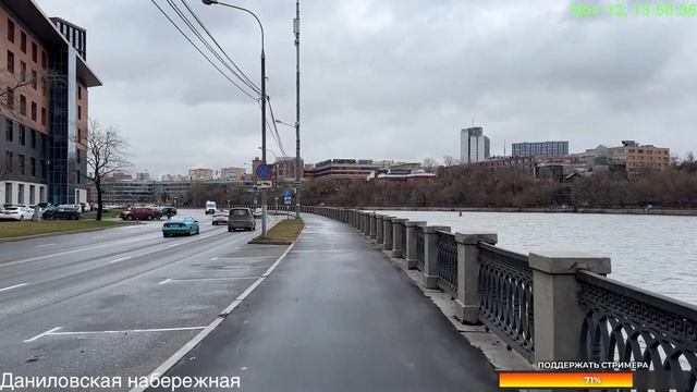 Москва − Нагатинский затон и ЖК Ривер парк, поездка на Аквабусе в центр столицы смотреть онлайн