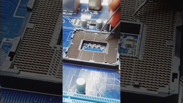 how to restore dameged pins of cpu socket | by hand смотреть онлайн