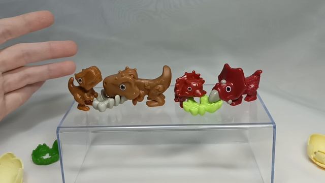 ?Обзор на новую, улëтную сборку с динозаврами от Kinder Surprise! смотреть онлайн