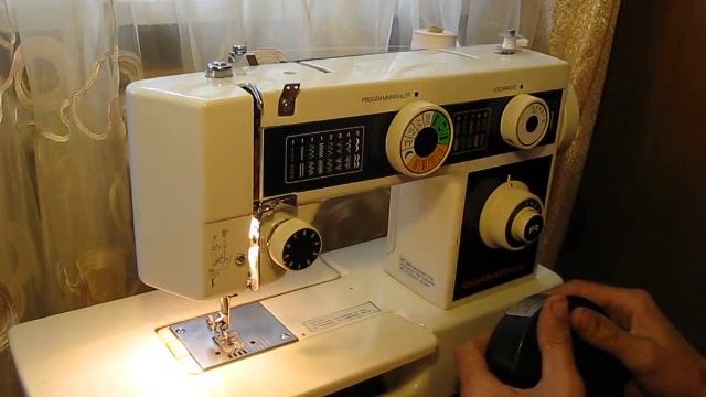 Sewing machine Швейная машина QUASATRON Намотка нитки. смотреть онлайн