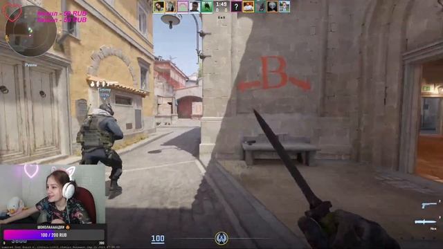 Пытаюсь не гореть , женский контер-стрик ? Играю с чатиком ? смотреть онлайн