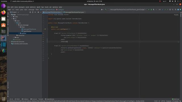Enterprise Integration Patterns - Message Filter смотреть онлайн