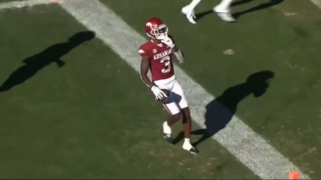 Arkansas Razorback Receiver Matt Landers 2022 Regular Season Highlights смотреть онлайн