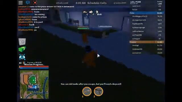 ROBLOX{}Тюремная жизнь Гайд по тому как ограбить банк смотреть онлайн