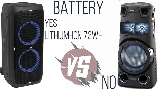 JBL PARTYBOX 310 VS SONY MHC V73D | FULL SPECS COMPARISON смотреть онлайн