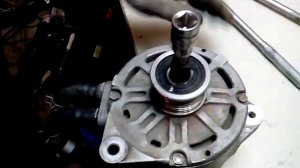 Замена шкива генератора 4WD Nissan