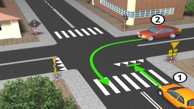 (25) Правила проезда перекрестков. ПДД в Польше. смотреть онлайн