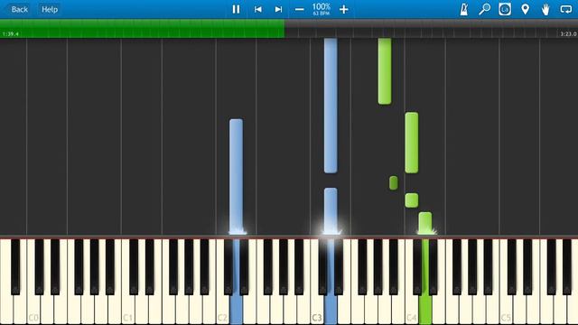 Roberto Cacciapaglia - Atlantico [Piano Tutorial] Synthesia