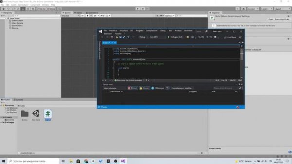 Fix "Can't add script component '...' because the script class cannot be found. Make s..." - Unit